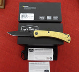 Buck 0110BRS1BOTM 110 Slim Pro Knife Folding Hunter All Brass 3V 110-250