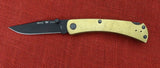 Buck 0110BRS1BOTM 110 Slim Pro Knife Folding Hunter All Brass 3V 110-250
