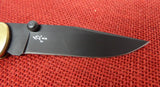 Buck 0110BRS1BOTM 110 Slim Pro Knife Folding Hunter All Brass 3V 110-250