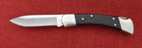 Buck 0110BRS12 110 Folding Hunter Knife Nickel Drop Point NO Nail Nick 110-251