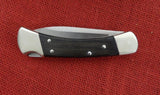 Buck 0110BRS12 110 Folding Hunter Knife Nickel Drop Point NO Nail Nick 110-251