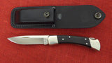 Buck 0110BRS17 110 Folding Hunter Knife Nickel Silver Drop Point 110-252
