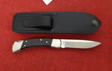 Buck 0110BRS17 110 Folding Hunter Knife Nickel Silver Drop Point 110-252