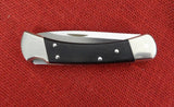 Buck 0110BRS17 110 Folding Hunter Knife Nickel Silver Drop Point 110-252