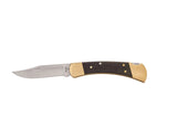 Buck 0110BRS19 110 Folding Hunter Slim Elite Heritage Knife Magnacut Brass Pocket Clip