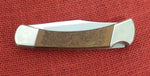 Buck 0110BRSLE 110 Folding Hunter Knife Scrolled Leather Handle 2008 Limited Edition USA NEW in Box Lot#110-220