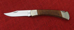 Buck 0110BRSLE 110 Folding Hunter Knife Scrolled Leather Handle 2008 Limited Edition USA NEW in Box Lot#110-220