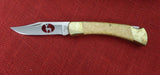 Buck 0110 110 Folding Hunter Box Elder Wood Deer Cutout 110-247