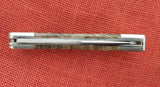 Buck 0110-Sample 110 Folding Hunter Burlwood 50th Anniversary Nickel SIlver 110-288