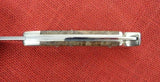 Buck 0110-Sample 110 Folding Hunter Burlwood 50th Anniversary Nickel SIlver 110-288
