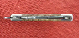 Buck 0110-Sample 110 Folding Hunter Burlwood 50th Anniversary Nickel SIlver 110-288