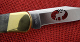 Buck 0110BWSCA Folding Hunter Knife Buckeye Burl Elk Cutout 110-245