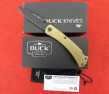 Buck 0110BRS1BOTM 110 Slim Pro Knife Folding Hunter All Brass 3V 110-287