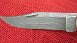 Buck 0110 110DB Damascus Brown Bone Folding Hunter Knife Lockback USA Made 1990 In BOX Lot#110-196