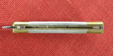 Buck 0110 110 Folding Hunter Knife 1984 Pewter Eagle Scene 110-264