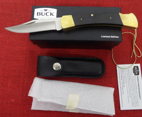 Buck 0110EBS The Federal 50th Anniversary Folding Hunter Knife Remake 1st Version 110 2014 Single Line Stamp