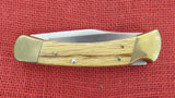 Buck 0110 110 Folding Hunter Knife 2004 Thank You El Cajon CJ Chuck Signed Oak 110-283