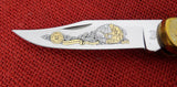 Buck 0110 110 Folding Hunter NRA Father & Son USA 110-239