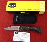 Buck 0110GRS4 110 Ecolite Folding Hunter Knife Green PaperStone USA 2010 110-261