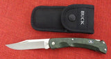 Buck 0110GRS4 110 Ecolite Folding Hunter Knife Green PaperStone USA 2010 110-261