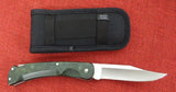 Buck 0110GRS4 110 Ecolite Folding Hunter Knife Green PaperStone USA 2010 110-261