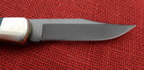 Buck 0110 110 Folding Hunter Knife 2016 Green Wood Blued S30V 110-246