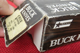 Buck 0110 110GN 110GY Smooth Grey Bone Folding Hunter Knife IN BOX USA Made 1990