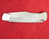 Buck 0110 110GN 110GY Smooth Grey Bone Folding Hunter Knife IN BOX USA Made 1990