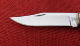 Buck 0110 110 Folding Hunter Knife Nickel Silver Oak Polished 110-256