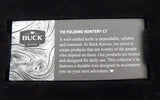 Buck 0110LT 110 Folding Hunter LT Knife Orange TOPO Edition 110-269
