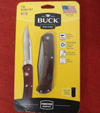 Buck 0110RDS1 110 Ecolite Folding Hunter Knife Red PaperStone USA 110-262