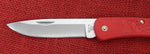 Buck 0110BO62 110RD 110 Folding Slim Hunter Select Knife Red GFN Drop Point Nail Nick USA 2023 Lot#110-237