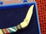 Buck 0110 110 Folding Hunter Knife Yellowhorse Hat Pin Tie Tack 110-276