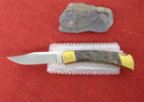 Buck 0110 110 Folding Hunter Knife Custom Roxbury Stone 110-258
