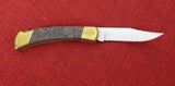 Buck 0110 110 Folding Hunter Knife Custom Roxbury Stone 110-258