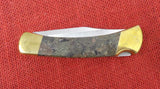 Buck 0110 110 Folding Hunter Knife Custom Roxbury Stone 110-258
