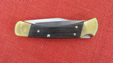 Buck 0110 110 Folding Hunter Knife 425M Blade 1987 Logo Handle 110-29