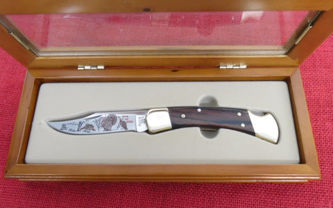 W&W Cycles - Couteau pliant »110 Folding Hunter Classic« de Buck Knives