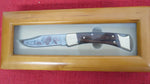 Buck 0110 110 Folding Hunter Knife Limited Edition Multi Color Turkey Etch #82/500 USA 2004