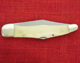 Boker 111011SWB Folding Hunter 20-21 Single Blade Knife White Bone C75 Steel Lockback Solingen Germany