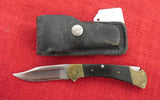 Buck 0112 112 Ranger Knife First Version 1972 Micarta Handle 2 Small Pins 440C Upside Down Stamp Lot#112-2