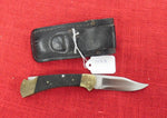 Buck 0112 112 Ranger Knife First Version 1972 Micarta Handle 2 Small Pins 440C Upside Down Stamp Lot#112-2