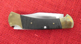 Buck 0112 112 Ranger Knife First Version 1972 Micarta Handle 2 Small Pins 440C Upside Down Stamp Lot#112-2