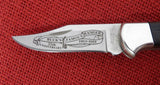 Buck 0112NK 112 Ranger Knife 1991 Nickel Silver 25th Anniv Etch 112-28