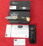 Buck 0112BRSSH 50th Anniversary 112 Ranger Knife 2022 President's Tour CJ Signed Drop Pont USA #33/125 Lot#112-41