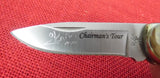 Buck 0112BRSSH 50th Anniversary 112 Ranger Knife 2022 President's Tour CJ Signed Drop Pont USA #33/125 Lot#112-41