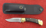 Buck 0112BRS 112 Ranger Knife 50th Anniv Tang Stamp Ebony 420HC USA Lot#112-44