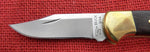 Buck 0112BRS 112 Ranger Knife 50th Anniv Tang Stamp Ebony 420HC USA Lot#112-44