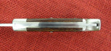 Buck 0112-N4 112 Ranger Knife 1995 Not Satin Finished Nickel Silver Bolsters Wood Handle Lot#112-48
