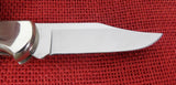Buck 0112-N4 112 Ranger Knife 1995 Not Satin Finished Nickel Silver Bolsters Wood Handle Lot#112-48